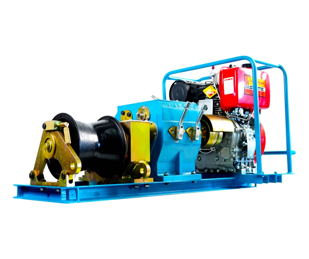 Cable Pulling Winch Machine, JM-XJ8-C, 80 kN
