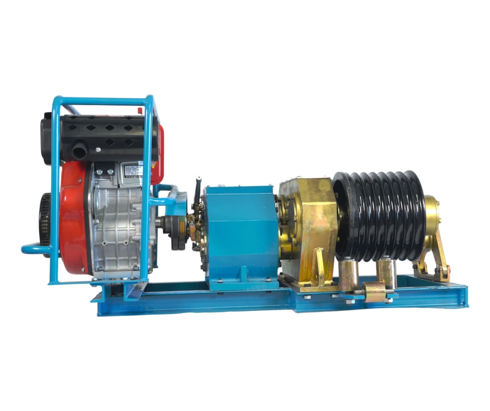Dual-drum Cable Pulling Winch Machine, JM-XJ5S-C, 50 kN
