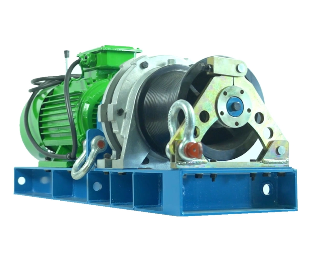 Cable Pulling Winch Machine, JM-LJ4-JL, 30 kN