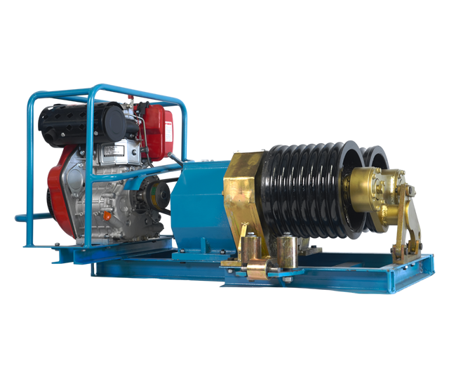 Dual-drum Cable Pulling Winch Machine, JM-XJ5S-C, 50 kN