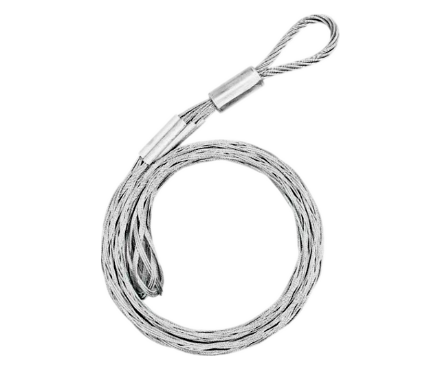 Single-Eye Wire Mesh Cable Pulling Grip