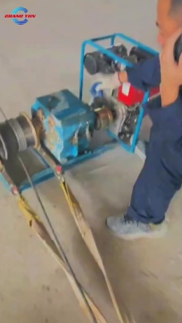 Cable Pulling Winch, JM-XJ3Pro-C, 25 kN, Field Application
