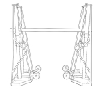 Hydraulic Cable Reel Stand, CRS-HD-T5-20, 5–20 Ton - Product Images 2
